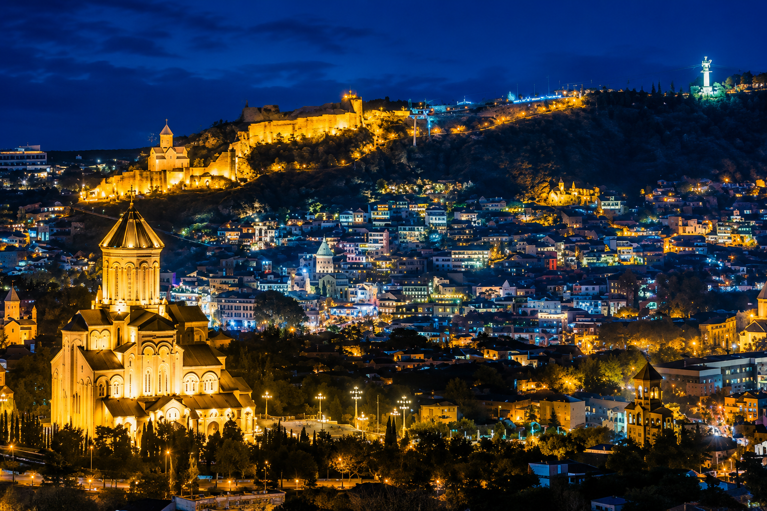 Tbilisi Night View