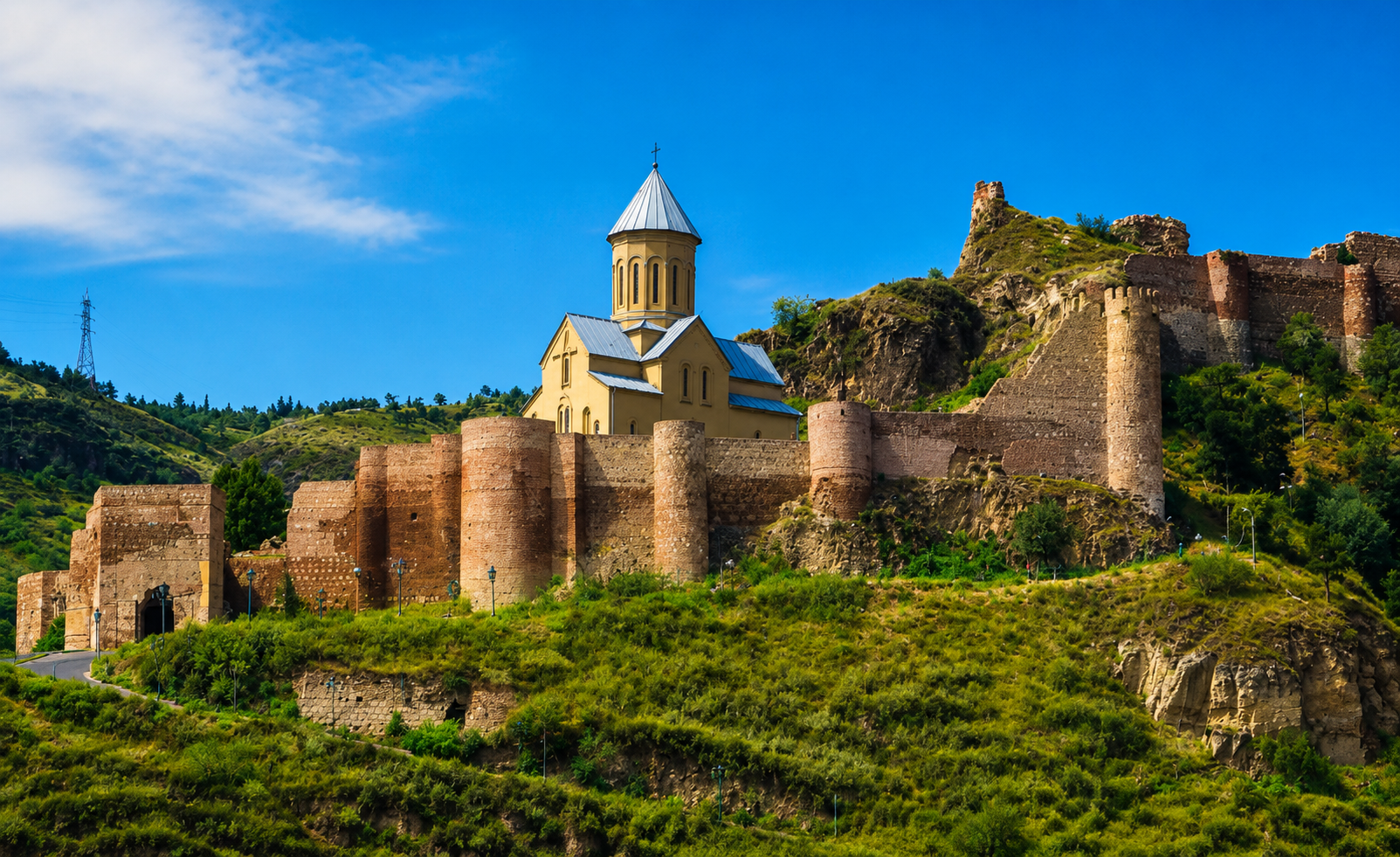 Narikala Fortress overlooking Old Tbilisi