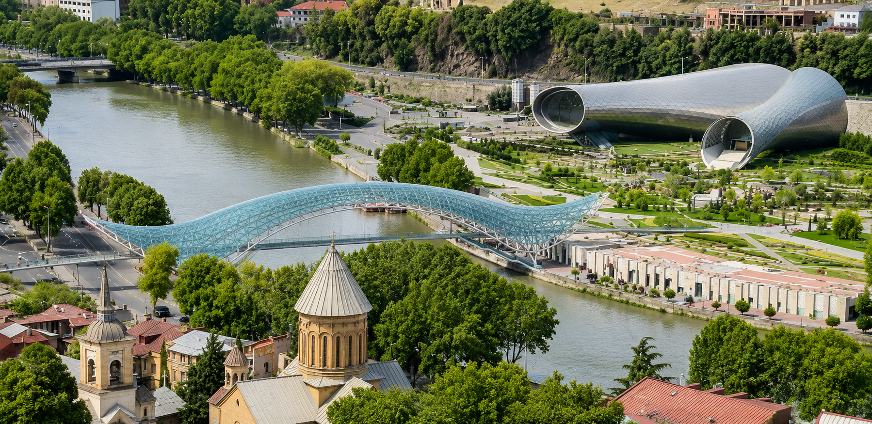 Rike Park in Tbilisi