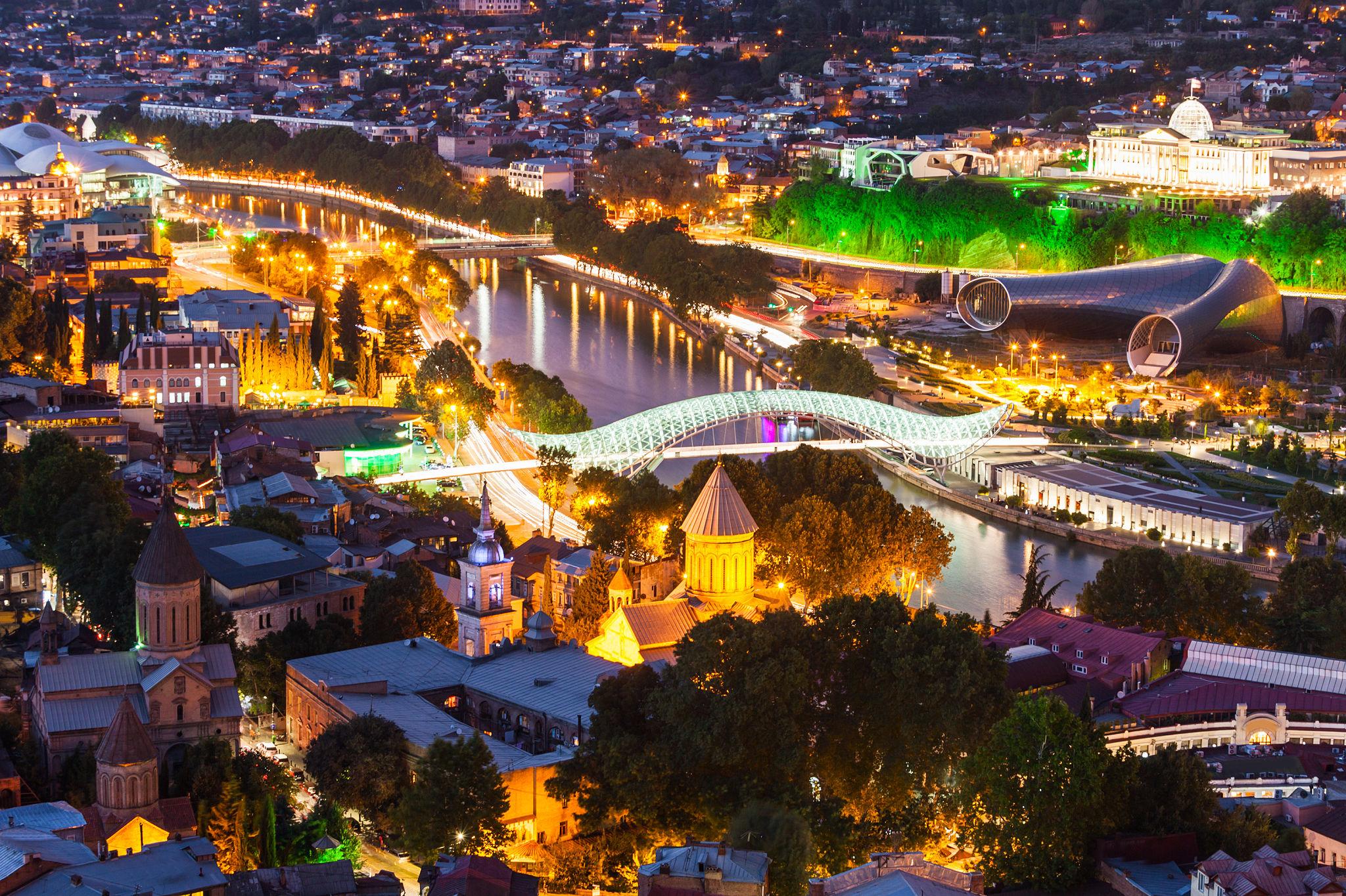 Night View Tbilisi