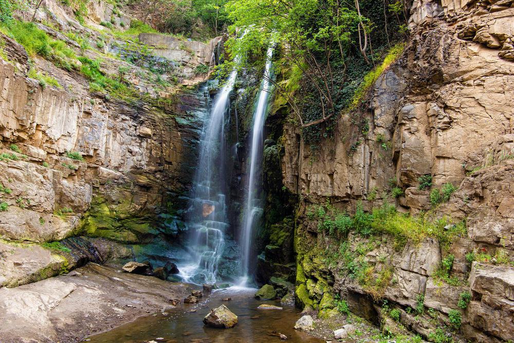 Leghvtakhevi Waterfall in Old Tbilisi